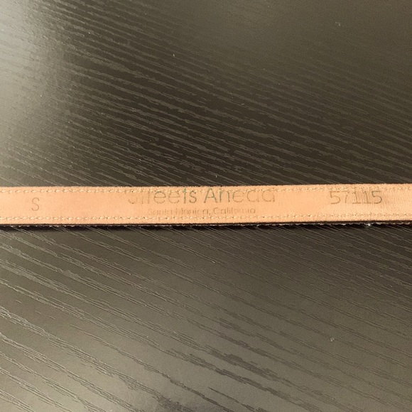 Vintage Streets Ahead cheetah print calf-hair leather belt with silver buckles - Picture 3 of 4